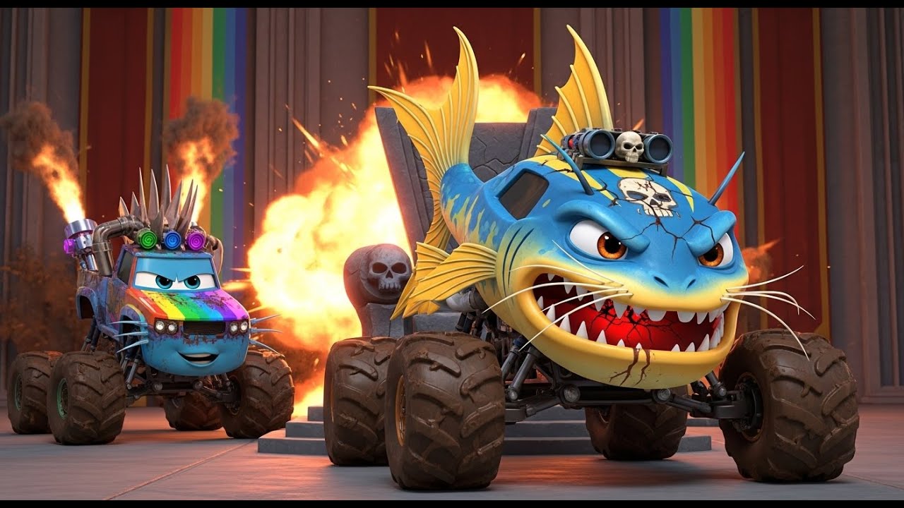 🦈 CATFISH CAR GOD! 6 Trucks vs MUD TITAN!
