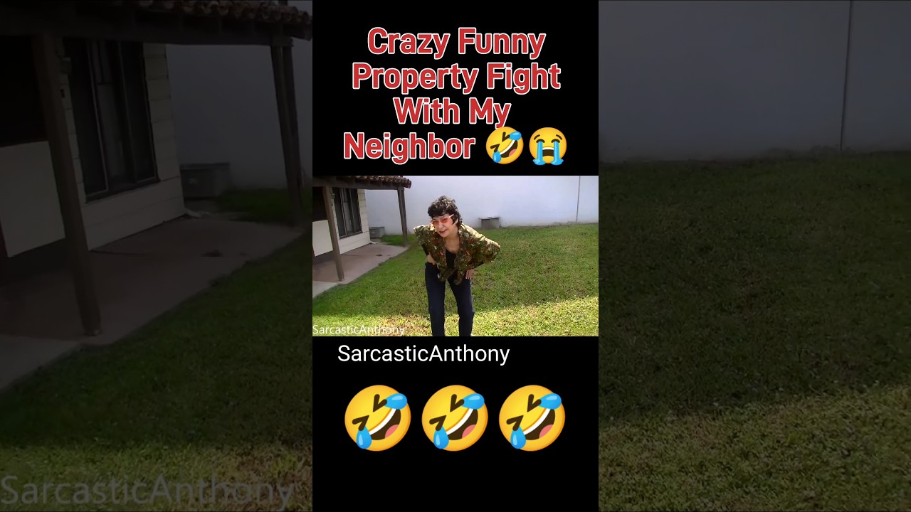 Funny Property Line Fight With My Crazy Karen Neighbor 🤣😭 #crazykaren #trynottolaugh #crazy