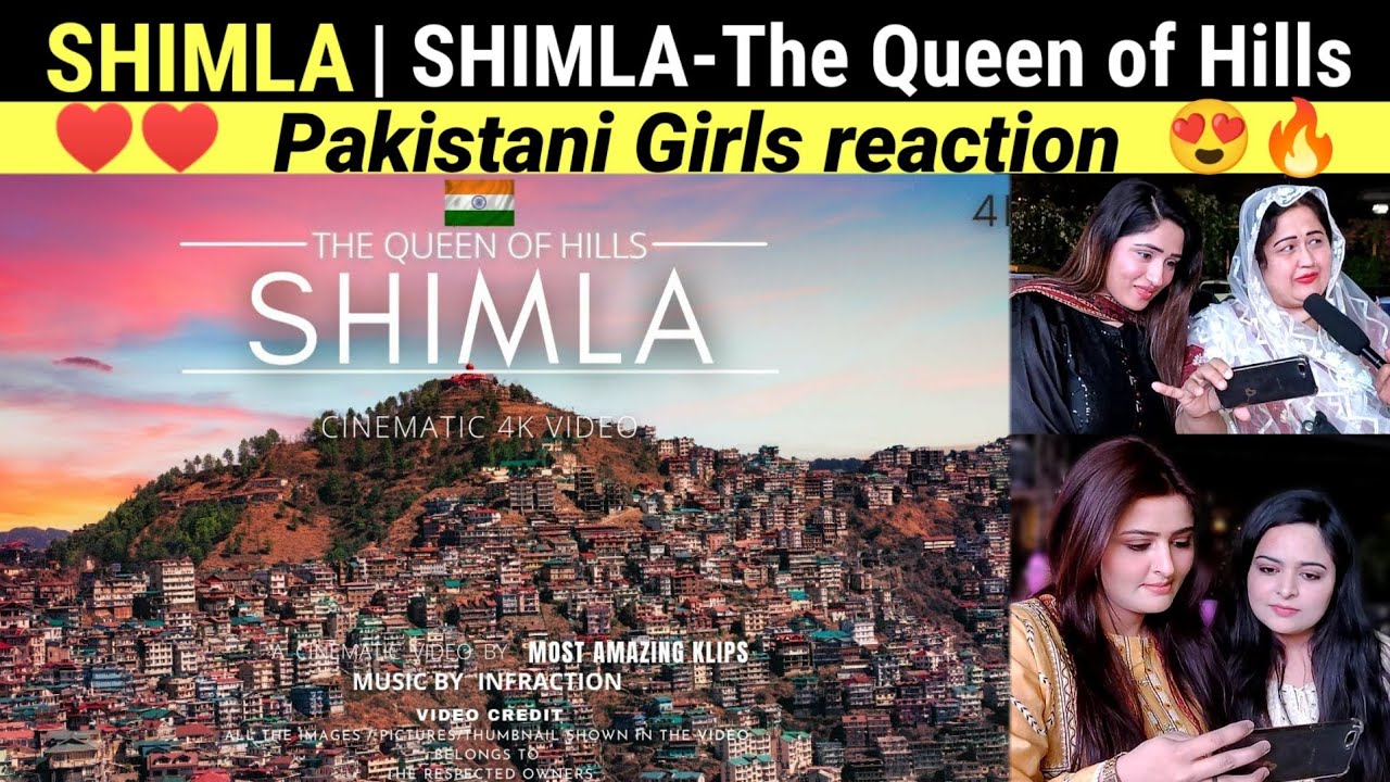 Shimla | shimla - the queen of hills | shimla 4k |  shimla city | Pakistani girls reaction Dailyswag