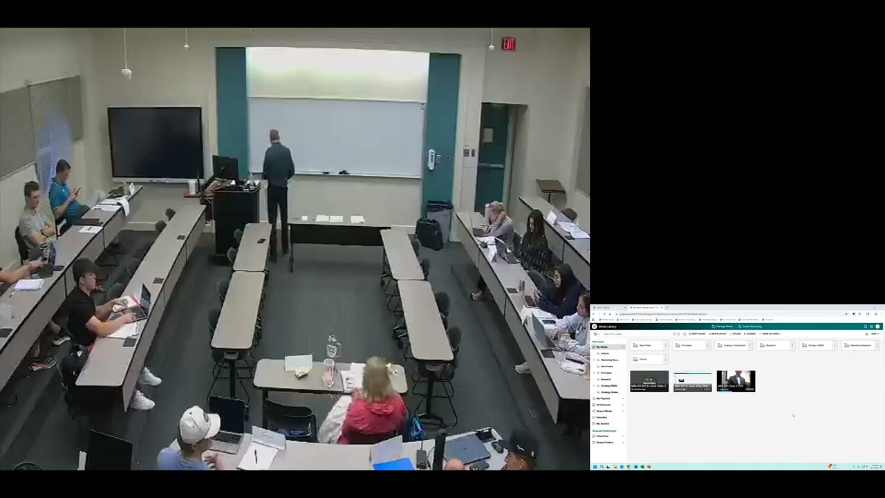 MBA 631 631 In Class Video 2