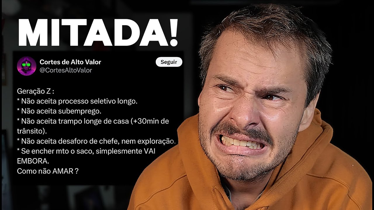 GERAÇÃO Z NÃO GOSTA DE TRABALHAR! E você gosta?