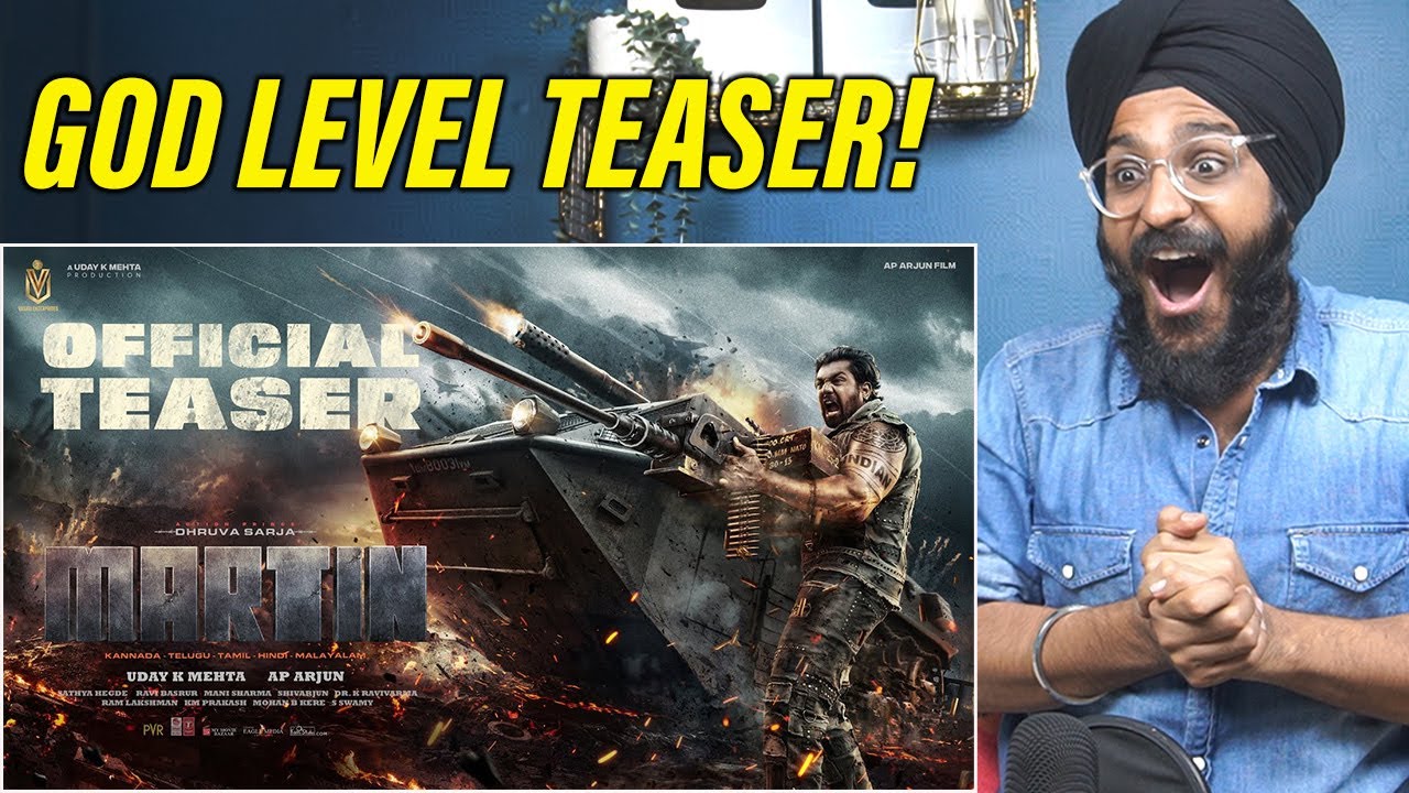 #Martin - Teaser Reaction | Dhruva Sarja | AP Arjun | Uday K Mehta