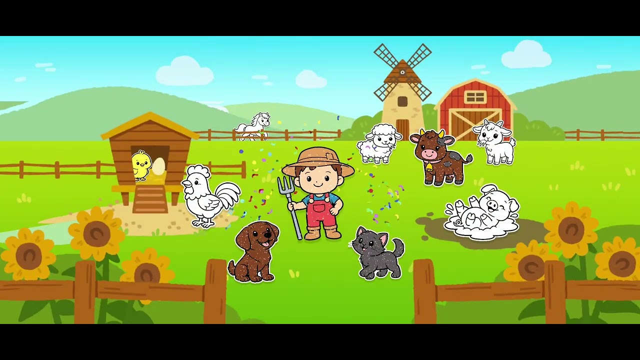 Bumi lumi farm coloring