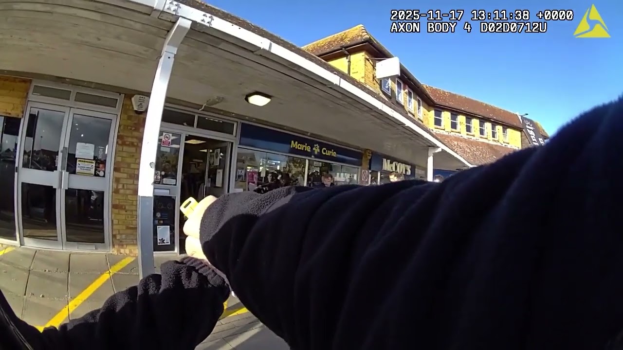 Man with sword arrested | Essex Police crack down on knife crime