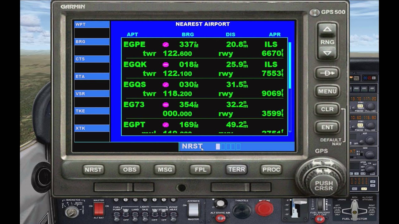 FSX Tutorial: GPS Navigation (Comprehensive Garmin GPS 500 Guide)