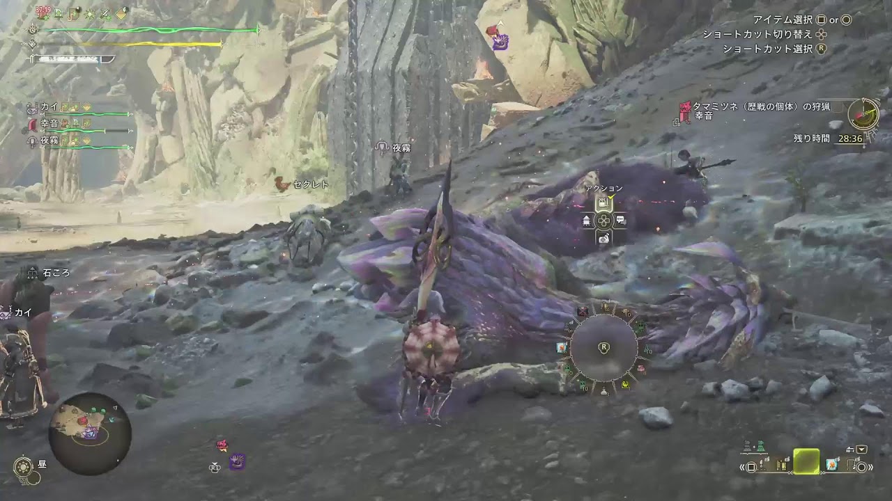 MHW　下手っぴボッチがマッタリ狩りしてるらしいバイ🎶🎶　参加はフレ限‼️