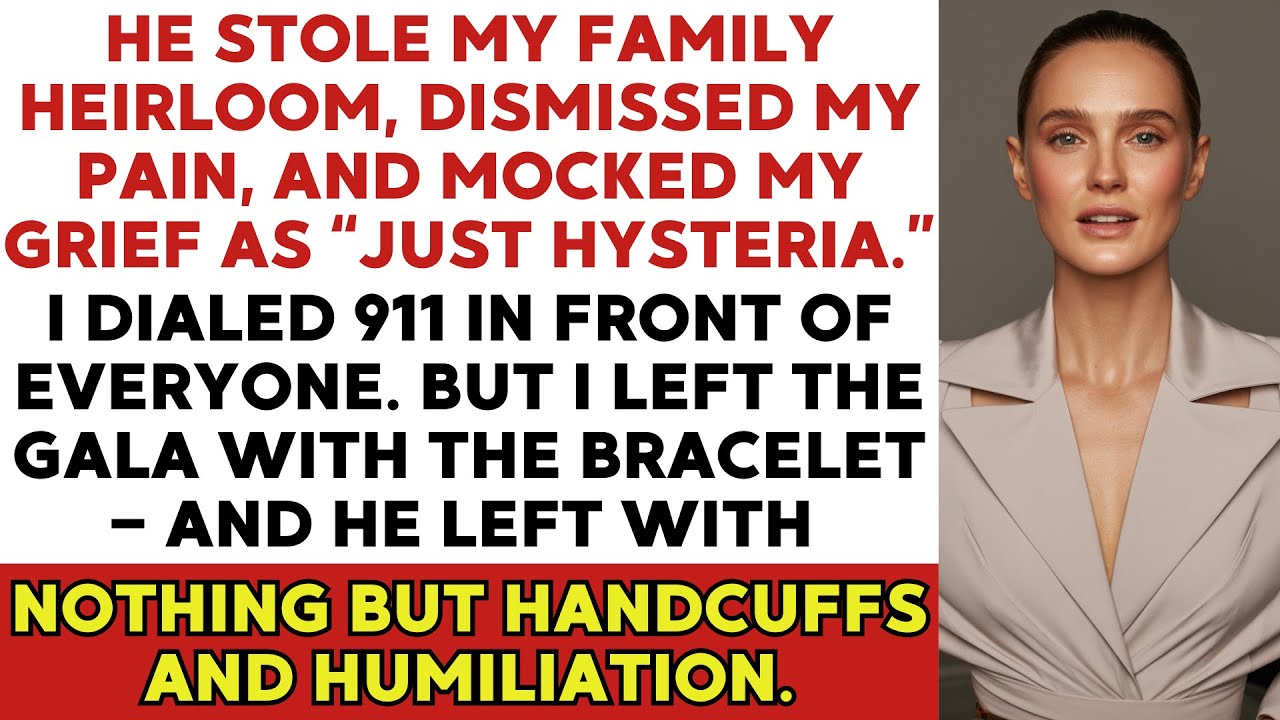 My Husband Gave Her My Mother’s Bracelet — He Screamed When She Was Dragged Out in Handcuffs…