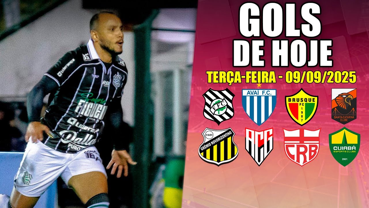 ⚽ TODOS OS GOLS DESTA TER&Ccedil;A-FEIRA 09/09/2025 - GOLS DE HOJE, COPA SANTA CATARINA (COMPLETO)