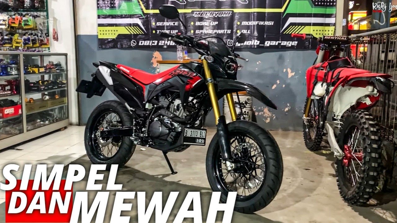HONDA CRF 150L MODIF ABIS 9JT || APA AJA SI BARANG NYA SAMPE ABIS SEGITU ???
