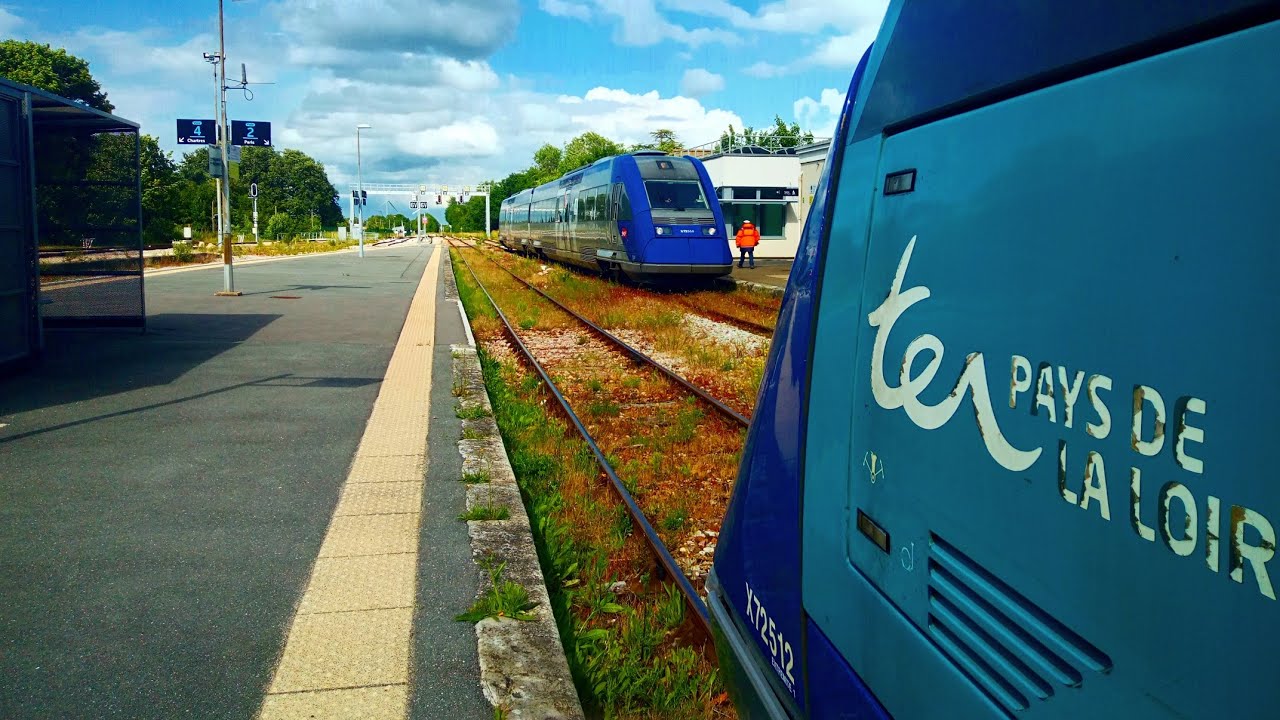 De Paris Austerlitz à Vendôme en cabine de l'X72645