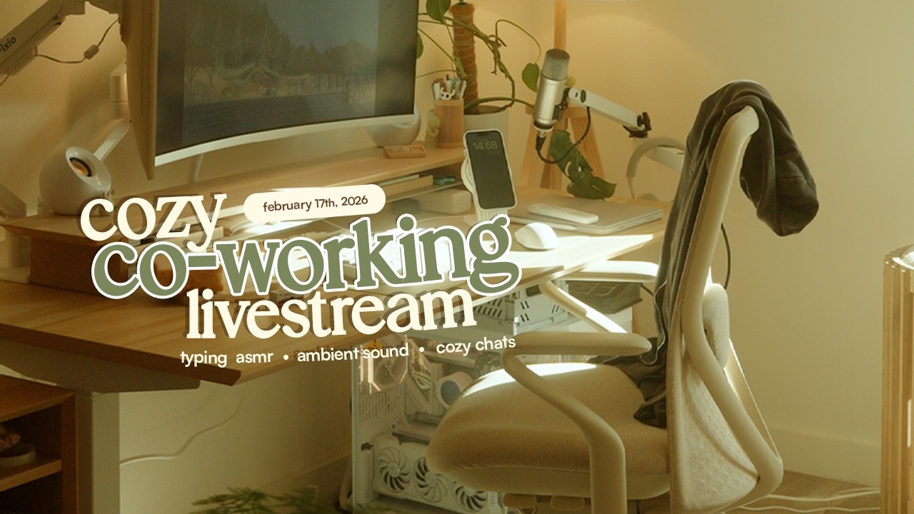 【 🍞✨】co-working ll enjoy a cafe vibe from the comfort of your home~