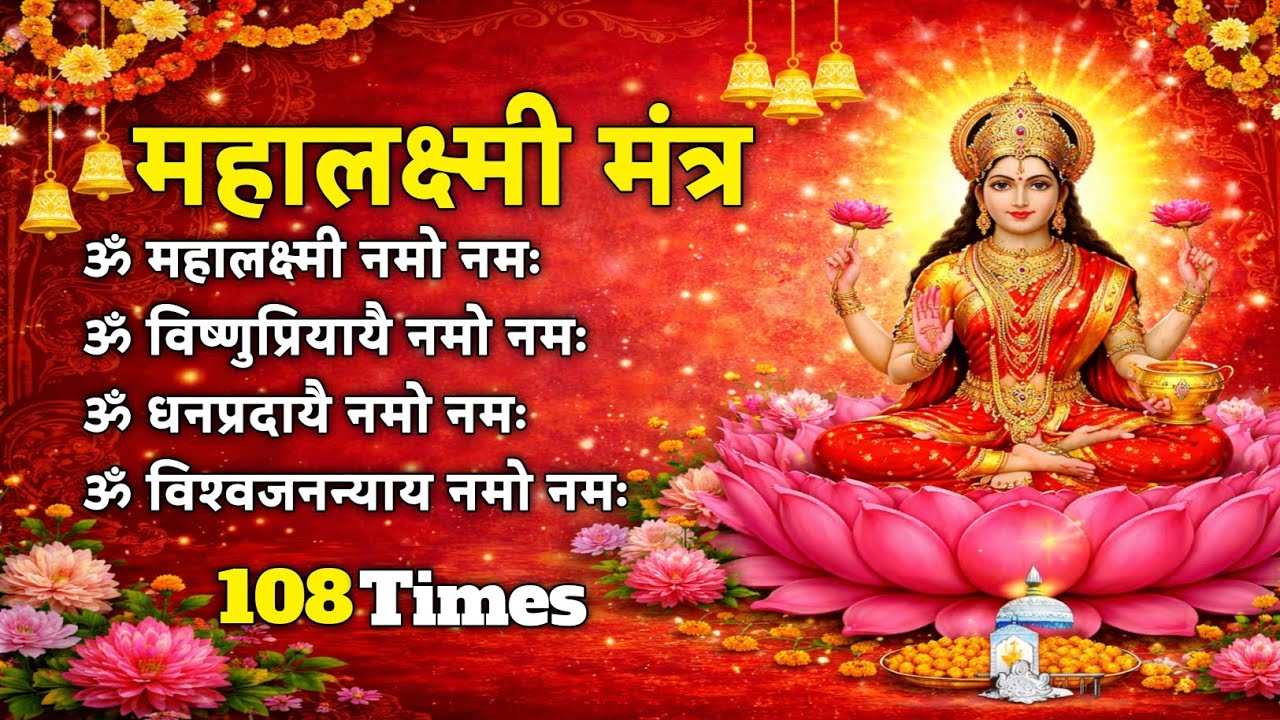 शुक्रवार स्पेशल लक्ष्मी जी आरती 🙏 | ॐ जय लक्ष्मी माता | धन वर्षा कराने वाली आरती 💰✨