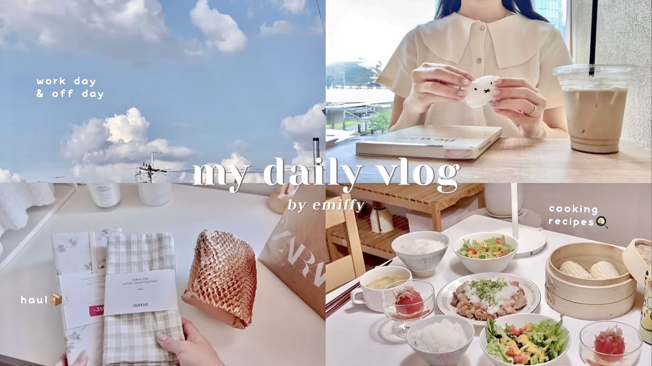 my productive daily vlog📝☁️ work days and holidays｜solo activities, zara home haul