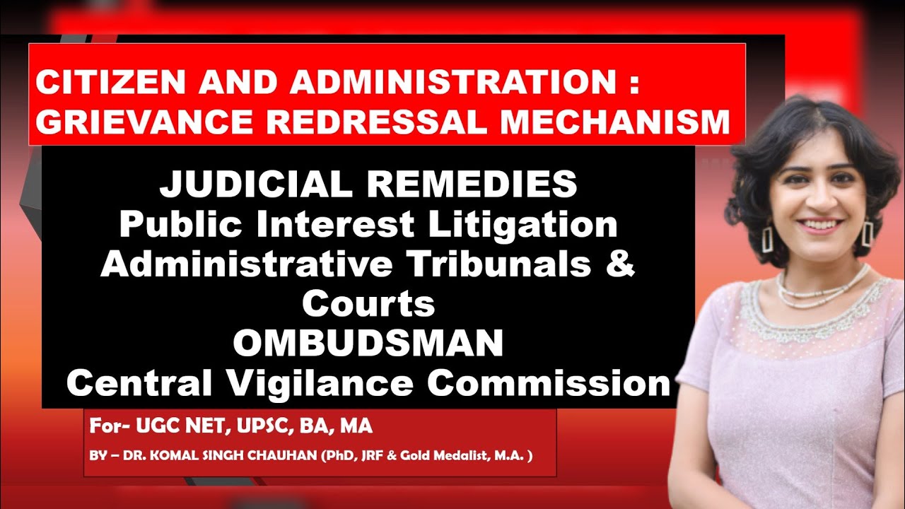 Citizen Grievance Redressal Mechanism I Public Administration I UGC NET