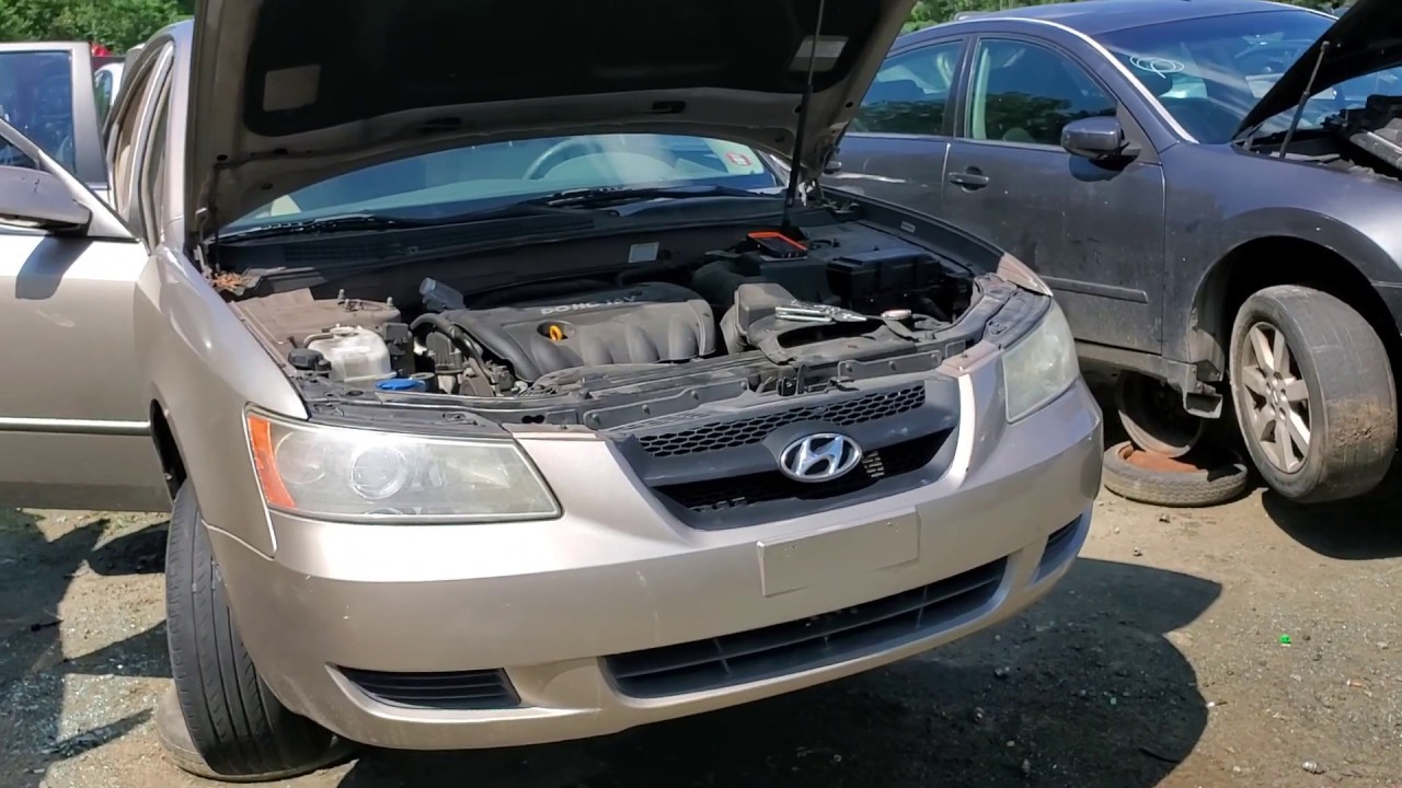 2008 Hyundai Sonata Headlight Bulb Replacement, Front Turn Signal Replacement