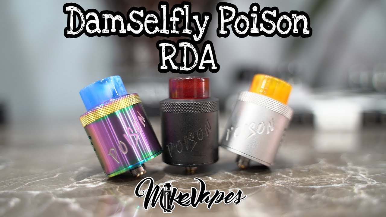 Damselfly Poison RDA #DropInspired - Build & Wick
