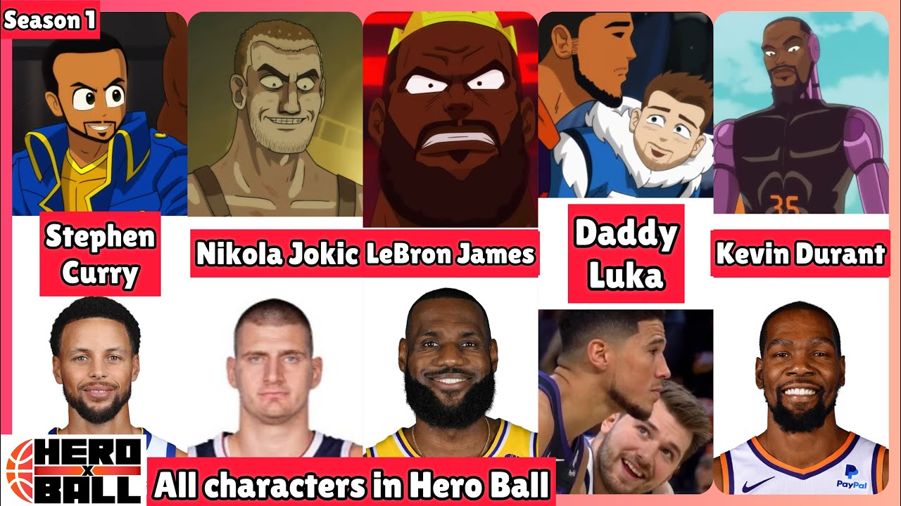 [NBA]All 72 characters in Hero Ball | Season 1(By Bleacher Report)🏀
