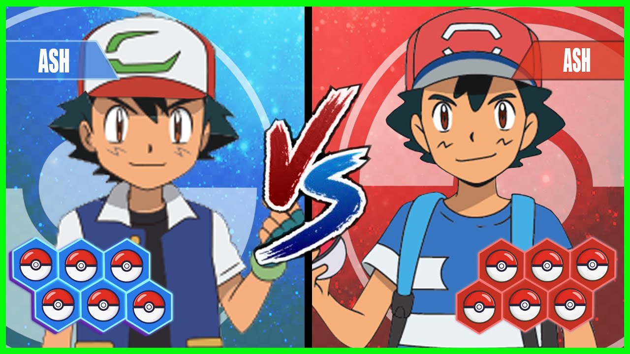 Pokemon Battle Pedia: Kanto Ash Vs Alola Ash