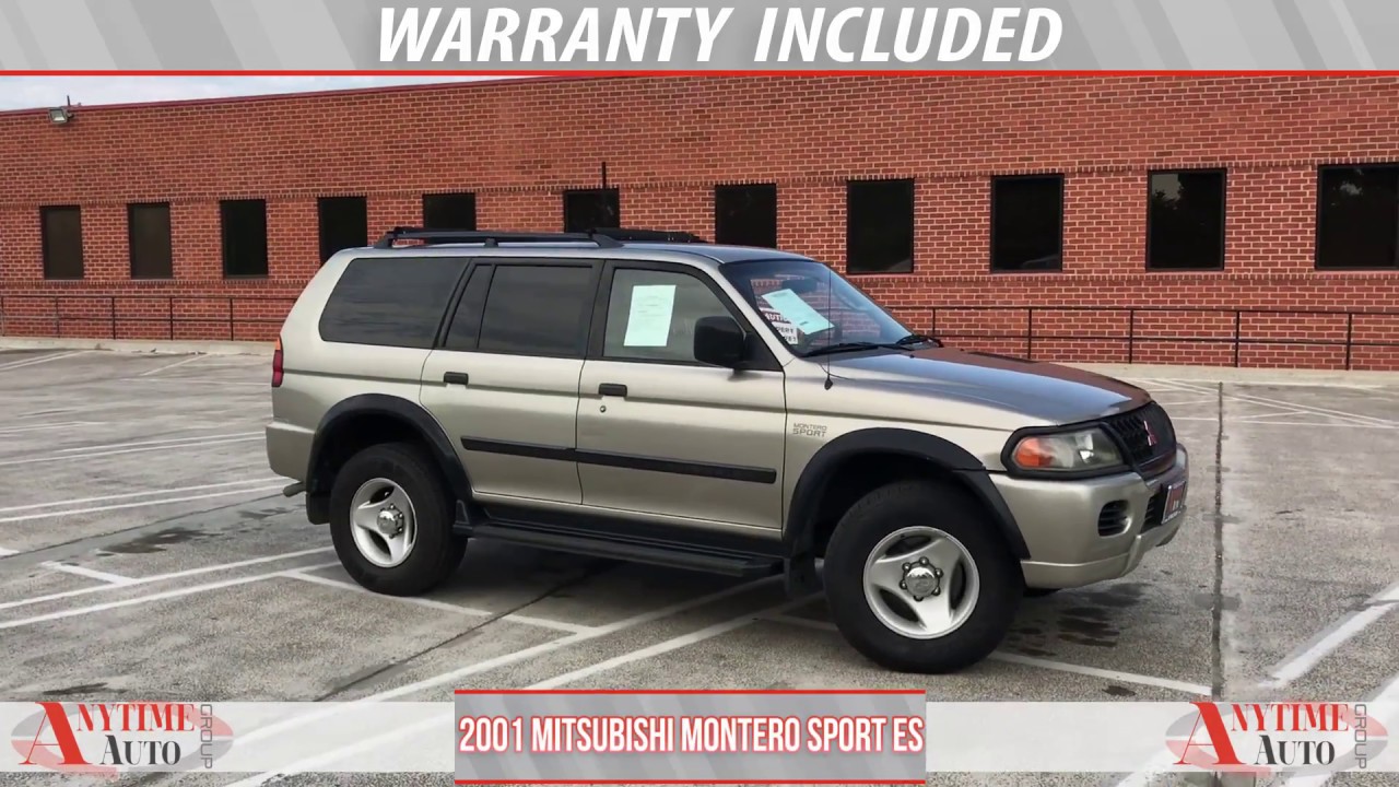 2001 Mitsubishi Montero Sport ES
