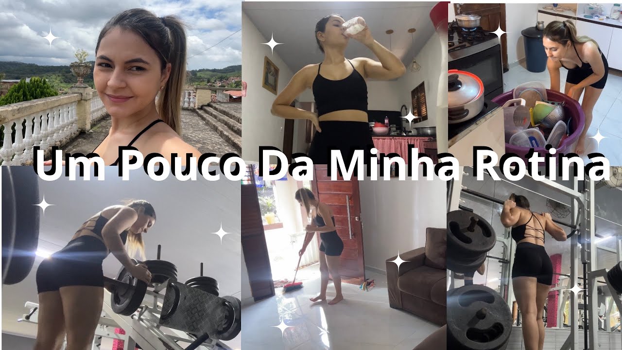 UM POUCO DA MINHA ROTINA/*academia, fazendo meu almoço…*