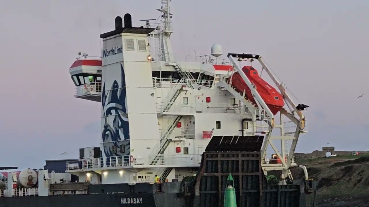 Hiladsay Leaving Aberdeen Loaded 02/12