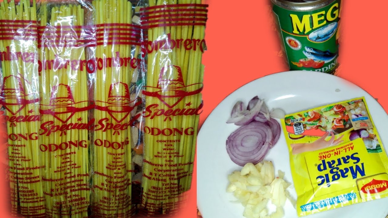 Odong at Sardinas Recipe (Tipid Recipe)