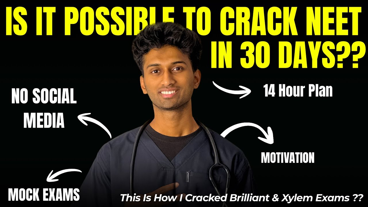This Is How I Cracked All Mock Exams Of BRILLIANT & XYLEM In Just 30 Days😱30 Days NEET Strategy
