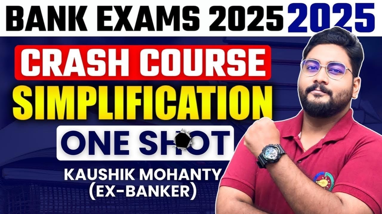 🎯 Simplification All Tricks & Shortcuts in One Shot For SBI PO & Clerk 2025 By Kaushik Mohanty 🚀