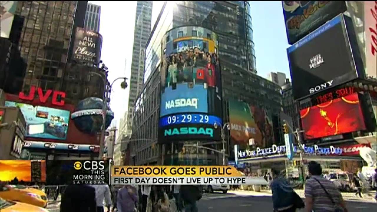 Facebook IPO underwhelms