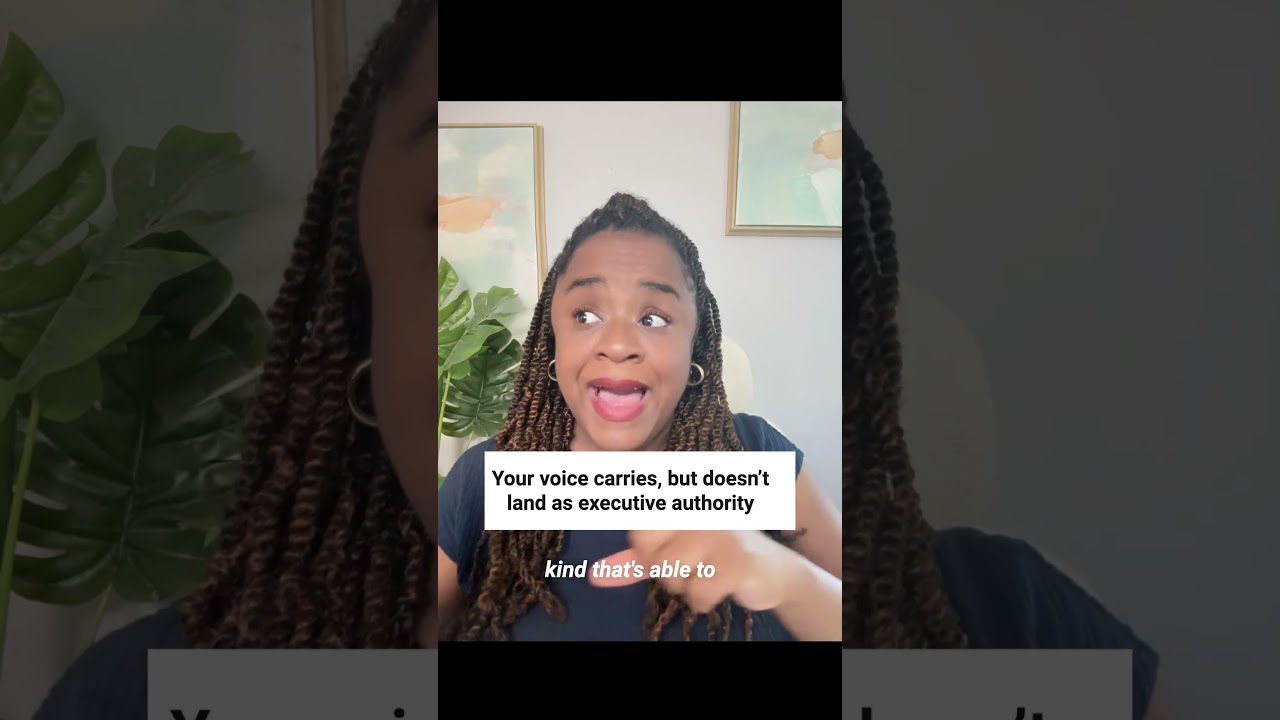 Why Your Voice Isn&rsquo;t Landing as Executive Authority