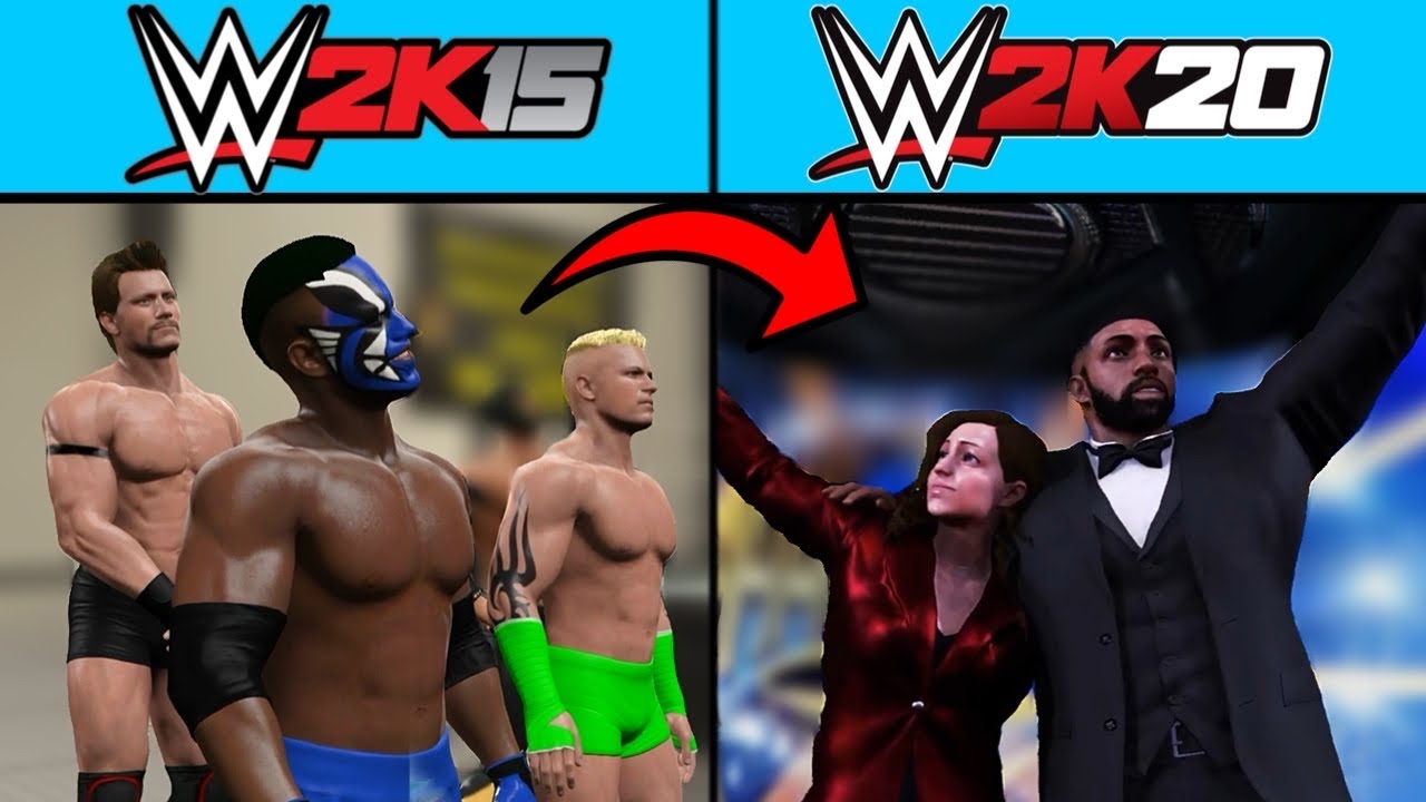 PLAYING MY CAREER IN EVERY WWE2K GAME 