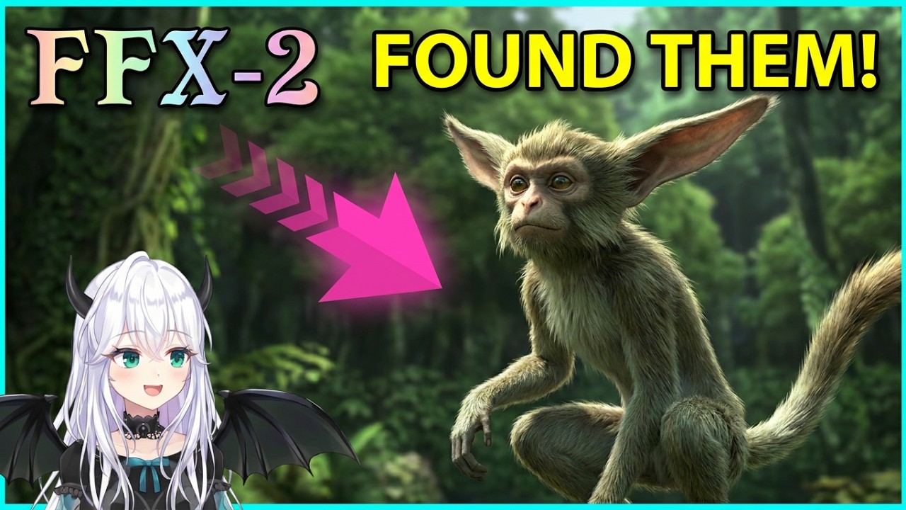 Final Fantasy X-2 | How to find all the Squatter Monkeys in Kilika!