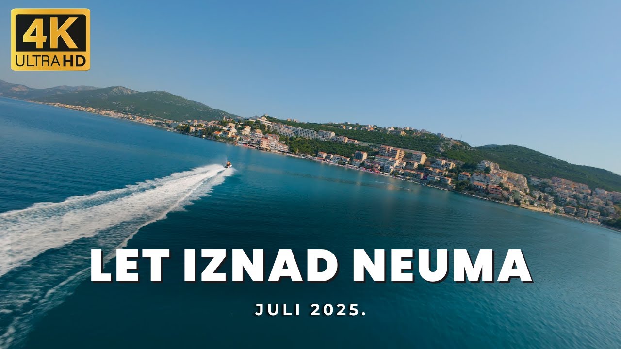 【4K】Neum 2025: Dok hotelijeri pričaju o rekordima, dronom otkrivamo stvarno stanje na plaži!