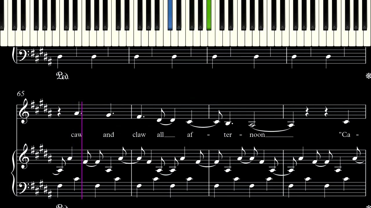 Joanna Newsom - Bridges and Balloons (piano and voice arrangement)