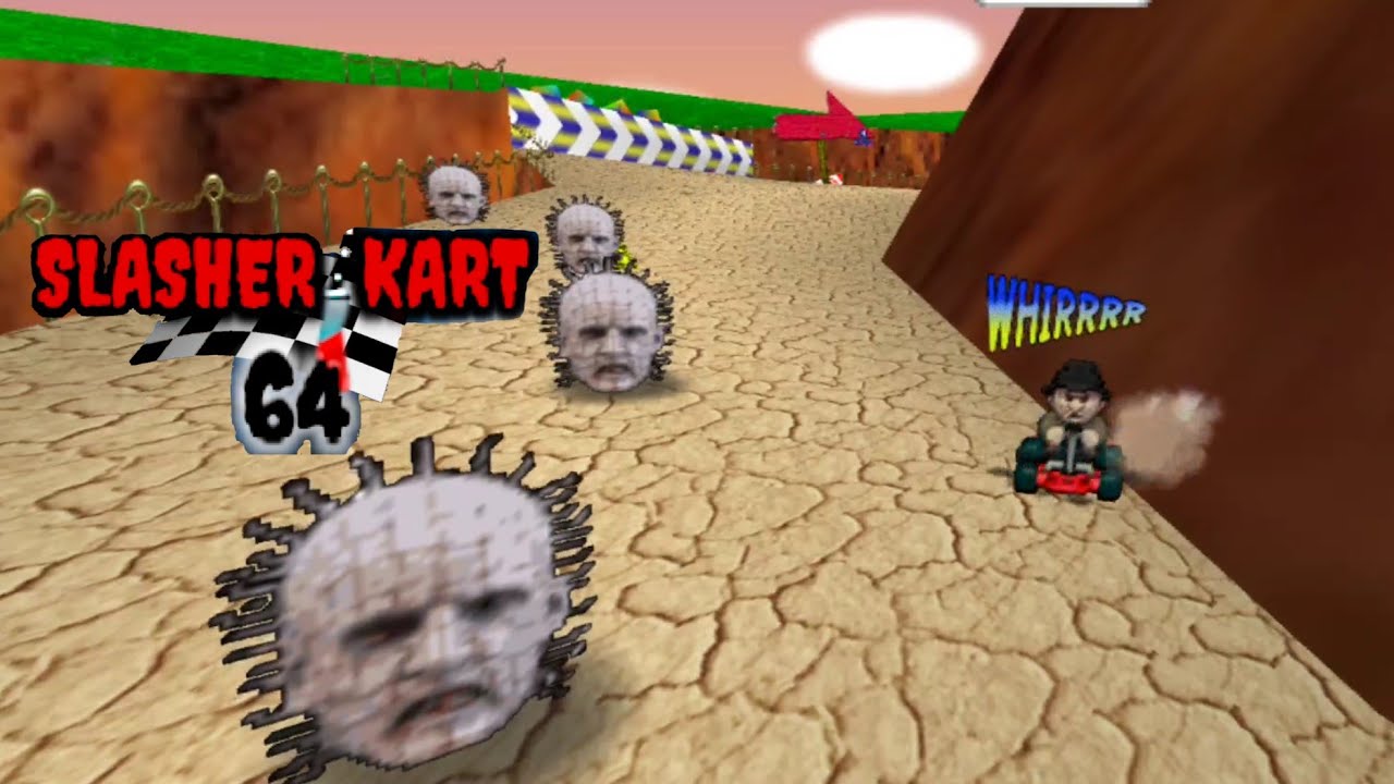 Mario Slasher Kart 64 HD Textures Very Hard Freddy Krueger (Gameplay Android)