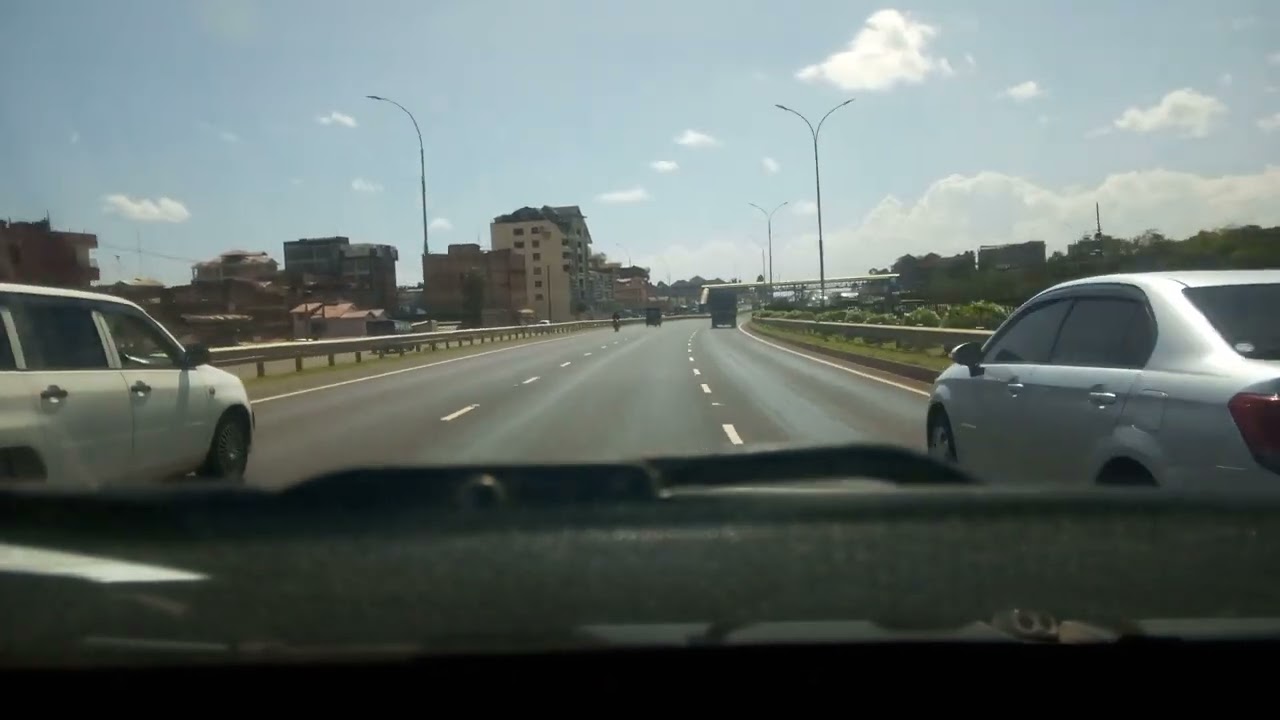 driving from thika to Nairobi #kenya
