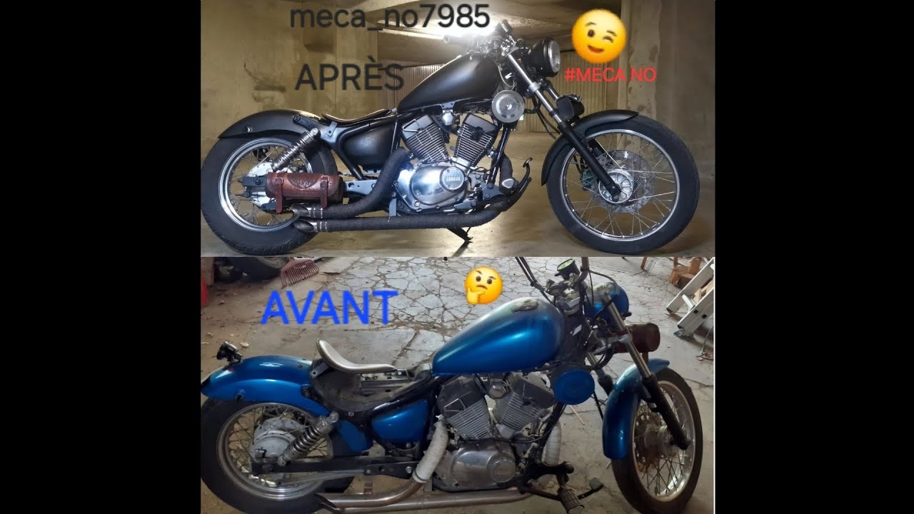😪Restauration Yamaha Virago 125 bobber après 3 ans dans une grange 🥴 le résultat est PARFAIT 👌😍