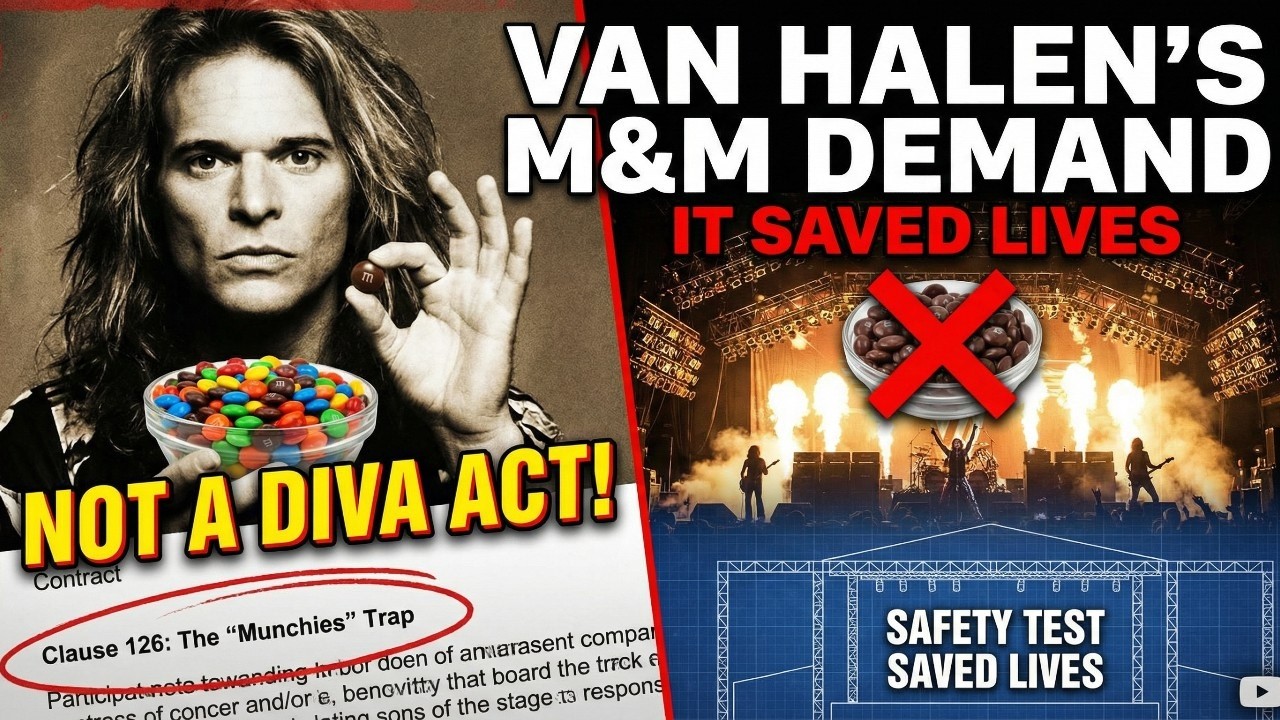 The Brown M&M Secret: The Truth About Rock’s Most Famous Clause 🕵️‍♂️🔥
