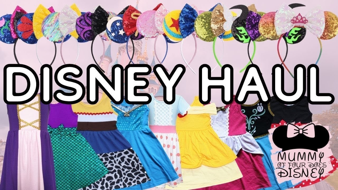 Disney Haul! Minnie Ears & Dresses Shopping For Disney Cruise & Florida Holidays | Mummy Of Four UK