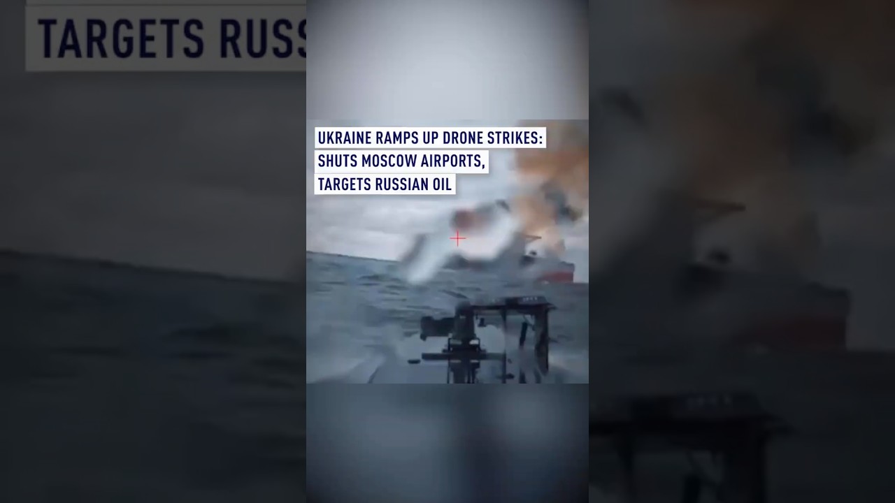 Ukraine ramps up drone strikes: Shuts Moscow airports, targets Russian oil