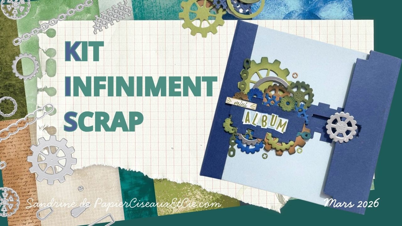 Présentation du Kit Infiniment Scrap: Album à Coulisse