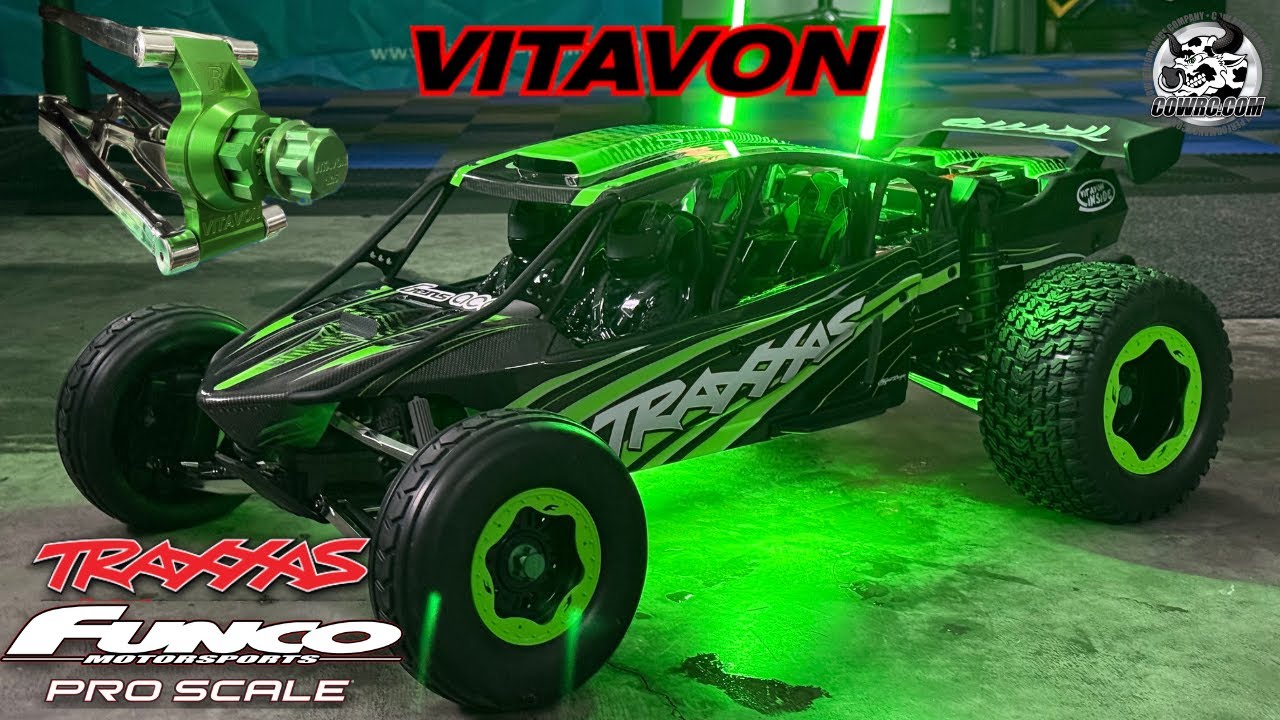 Модернизация гоночного автомобиля Traxxas Pro Scale Sand Car от Funco (Vitavon/Lighting)