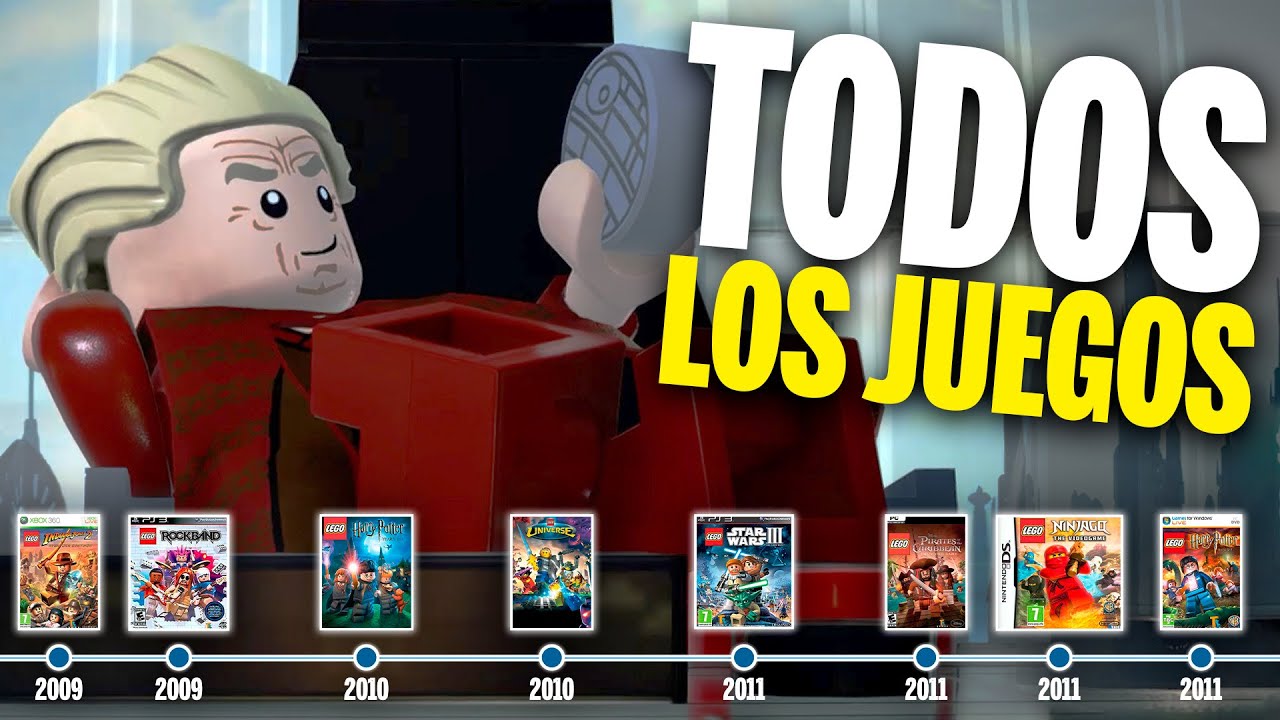 &iexcl;Descubre TODOS los Juegos de LEGO, un &eacute;xito desde 1984!