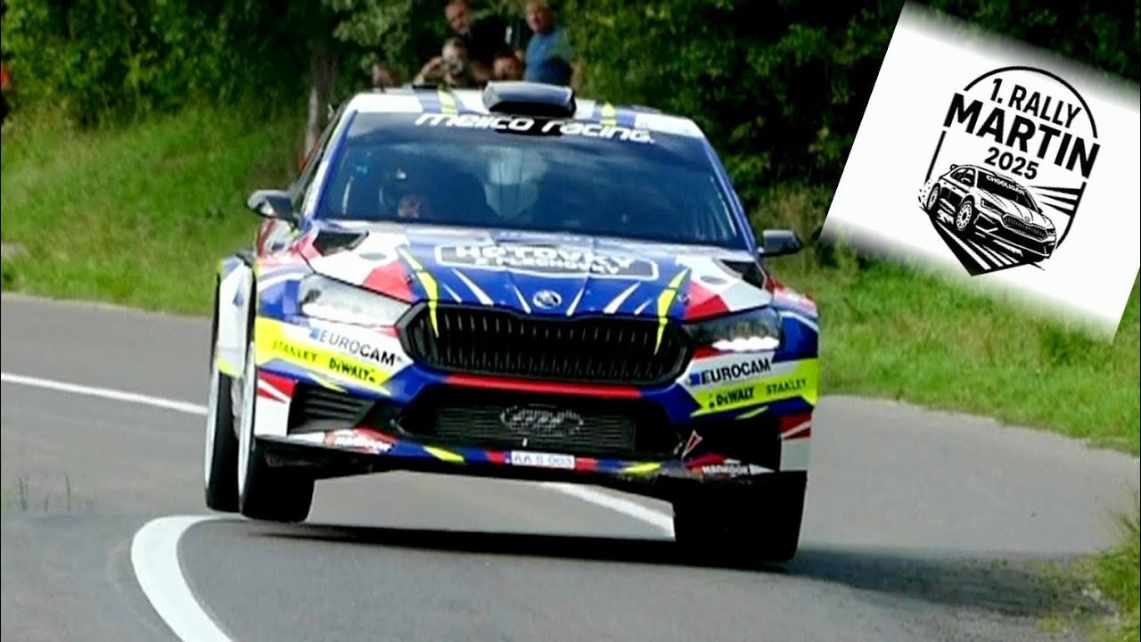 Jaroslav MELICHÁREK Erik MELICHÁREK RALLY MARTIN 2025 3.miesto celkovo ŠKODA Fabia RS Rally2