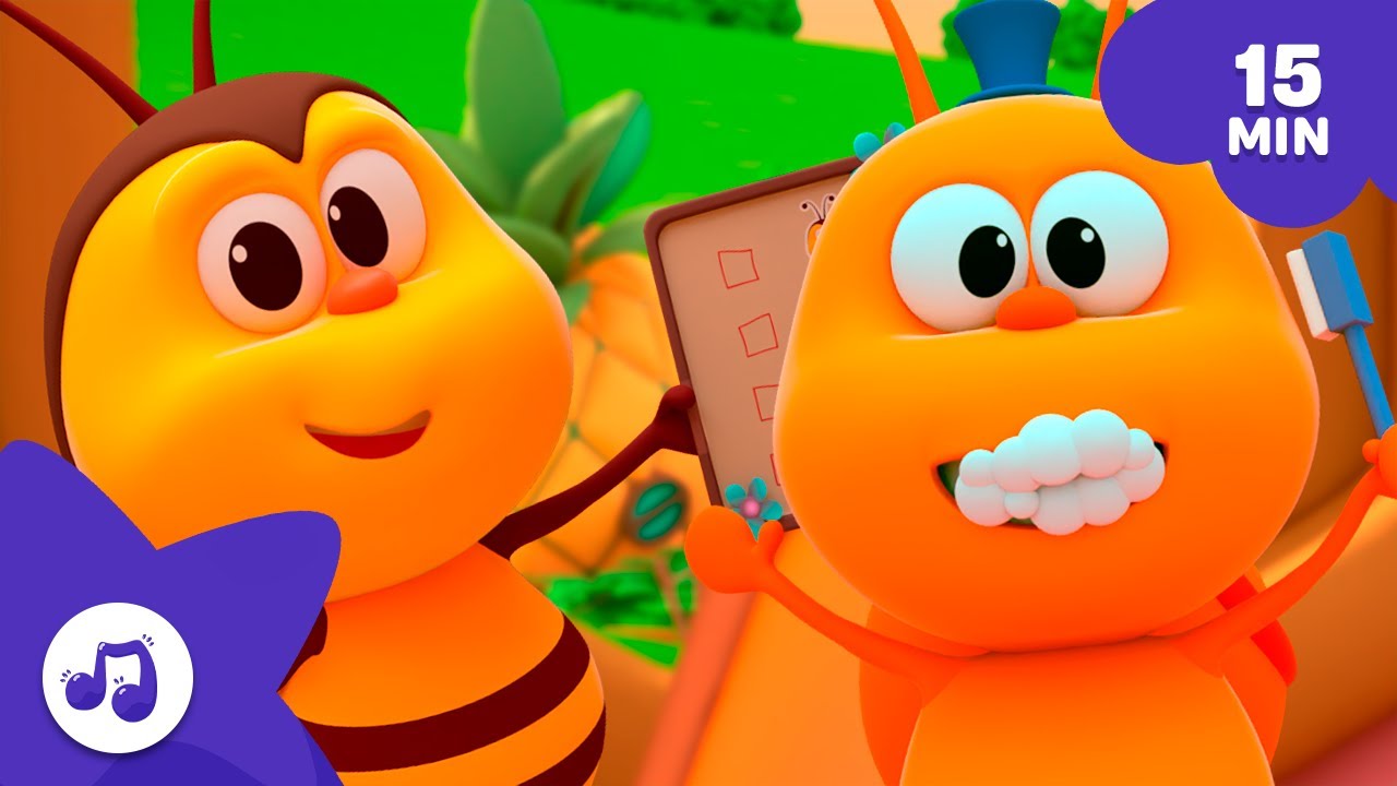 Canzoni Educative e Divertenti [15 min] PICCOLI INSETTI 🐞Cartoni Animati