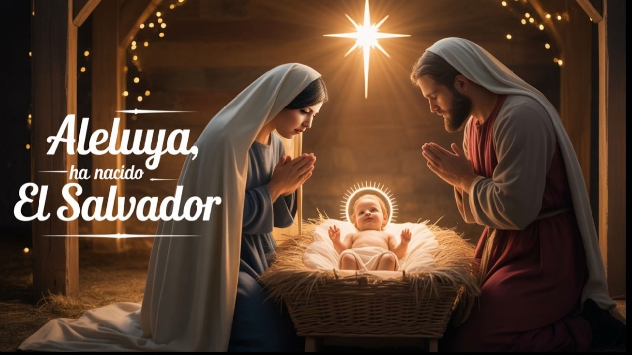 ALELUYA, HA NACIDO EL SALVADOR 🙏 | Cantos del Nacimiento de Jesús | Navidad 🙏 Música Católica