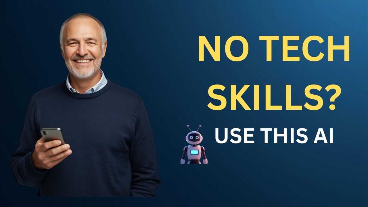 No Tech Skills Simple AI Income for Complete Beginners Over 60