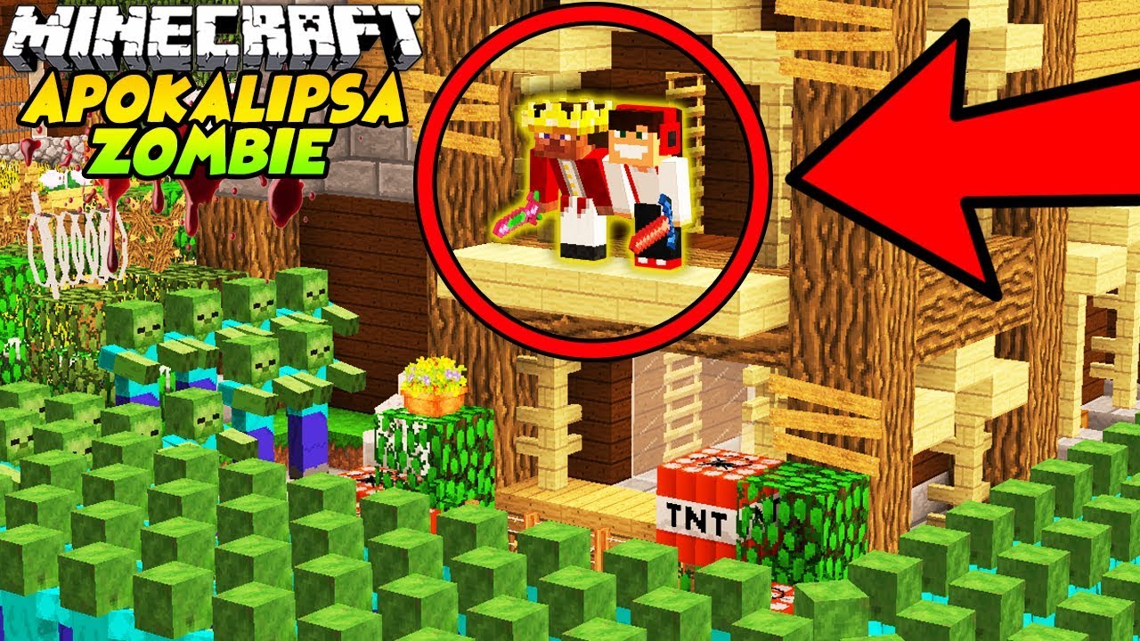 SEKRETNA BAZA VS APOKALIPSA ZOMBIE W MINECRAFT!