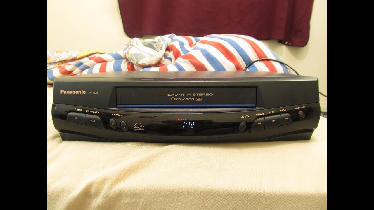 Panasonic PV-8450 4-Head Stereo VCR (1998)
