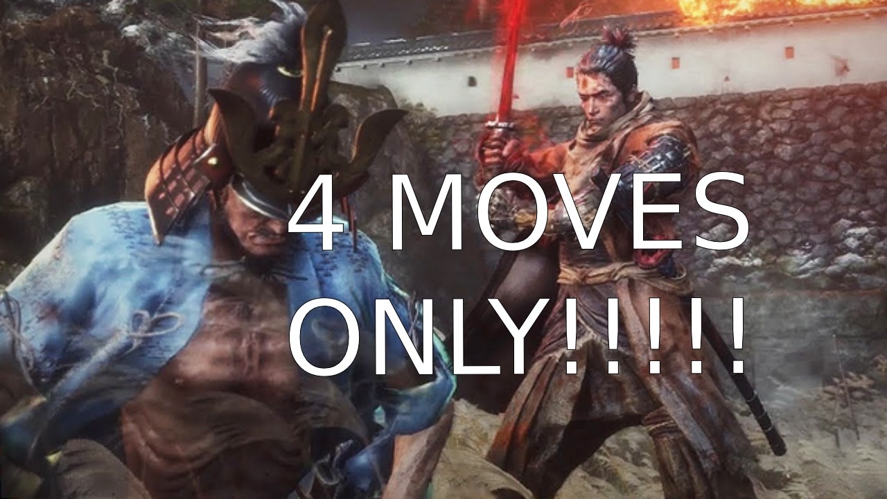 Beating ISSHIN using 4 MOVES ONLY! SEKIRO VS ISSHIN